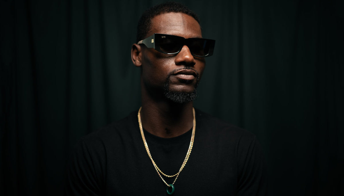 9FIVE Angelo Tundra Green - Sepia Gradient Sunglasses