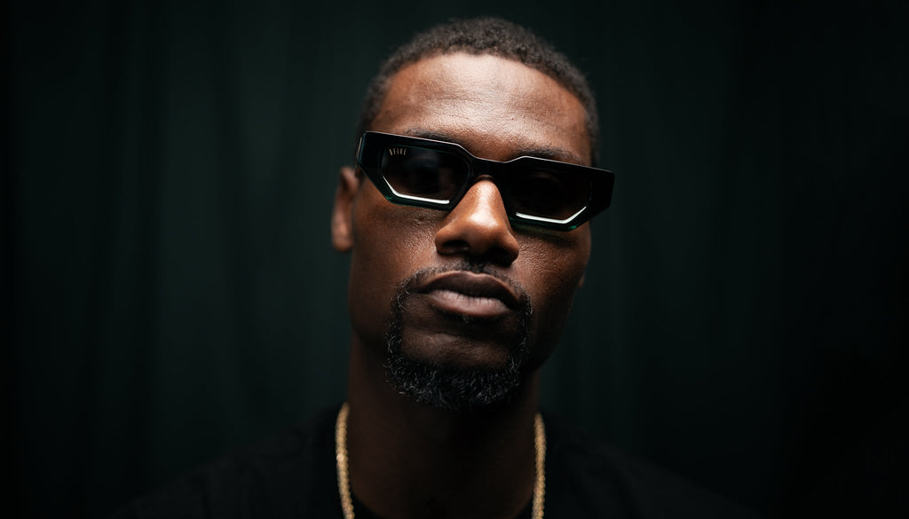 9FIVE Vincent Tundra Green - Sepia Gradient Sunglasses