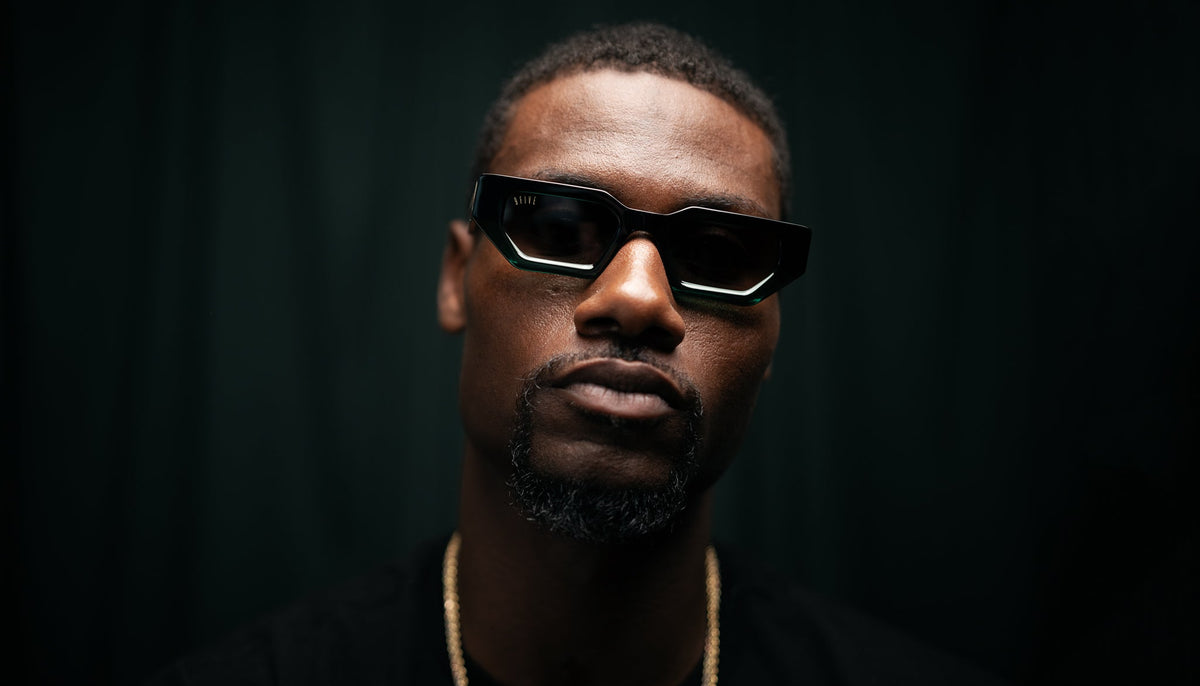 9FIVE Vincent Tundra Green - Sepia Gradient Sunglasses