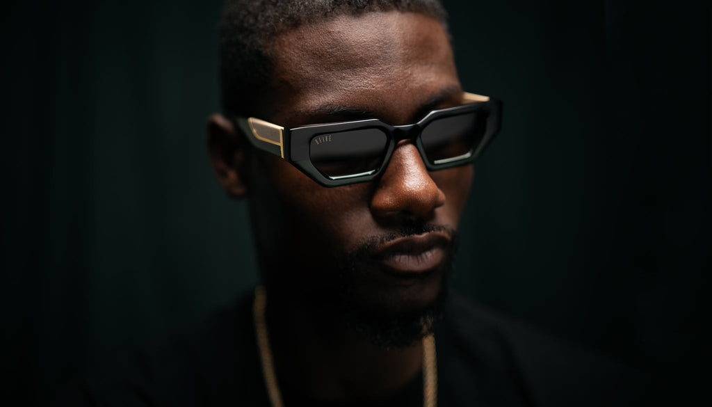 9FIVE Vincent Tundra Green - Sepia Gradient Sunglasses