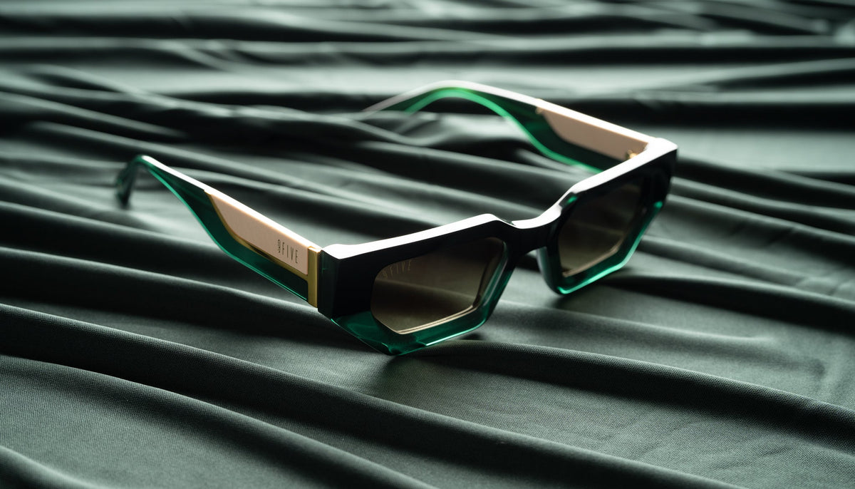 9FIVE Vincent Tundra Green Sunglasses