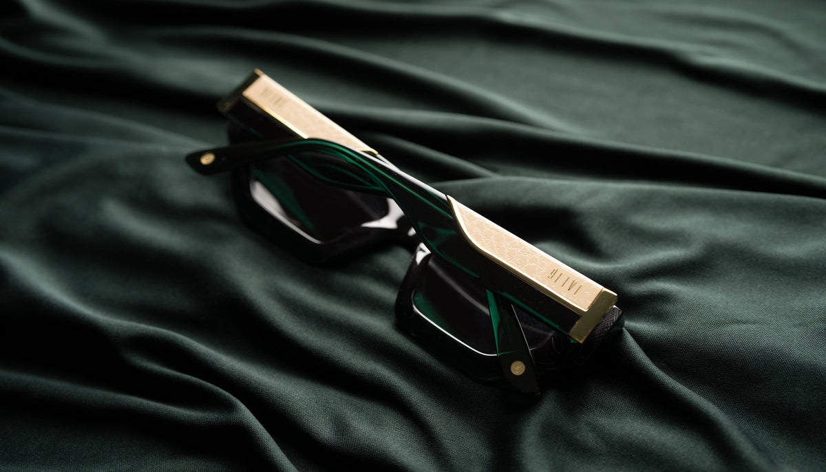 9FIVE Vincent Tundra Green Sunglasses