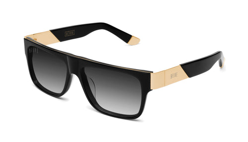 9FIVE 22 Black & 24k Gold - Gradient Sunglasses
