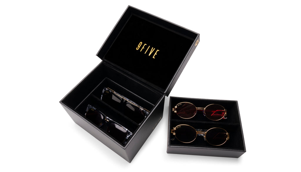 9FIVE Black Leather Collector Case