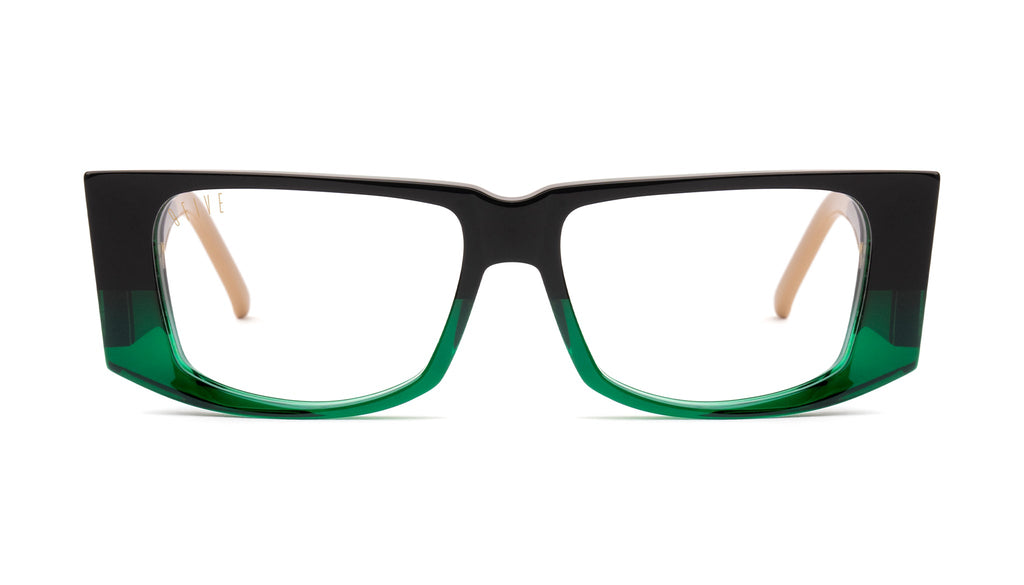9FIVE Angelo Tundra Green Clear Lens Glasses