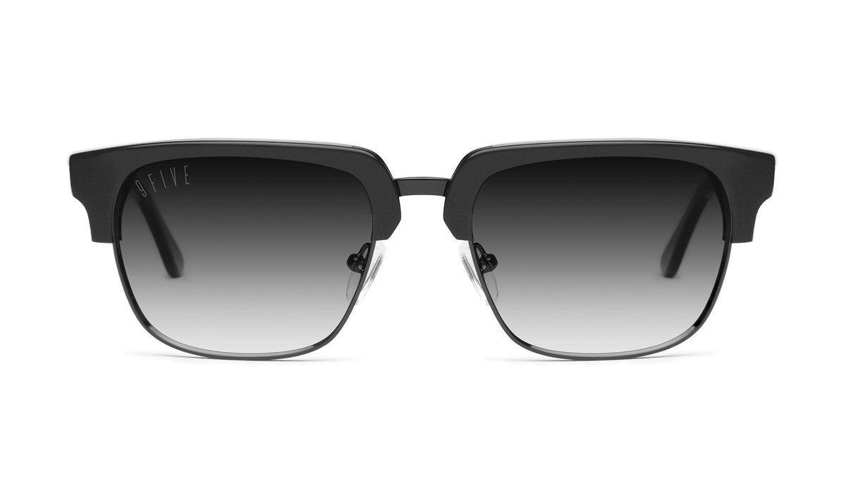 9FIVE Belmont Matte Blackout - Gradient Sunglasses