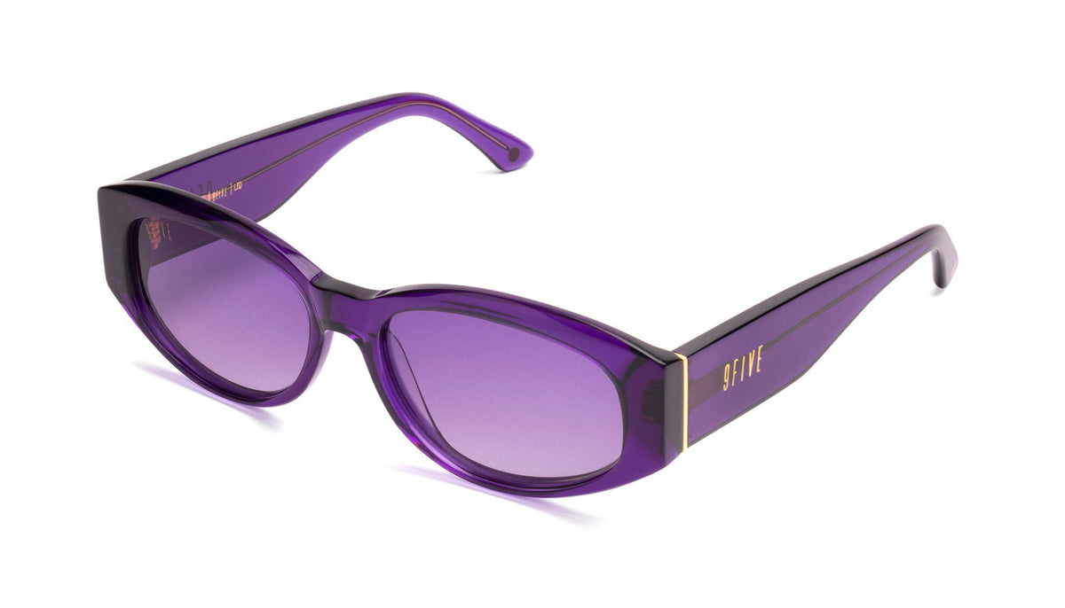 9FIVE Capital Purple & 24k Gold - Purple Gradient Sunglasses