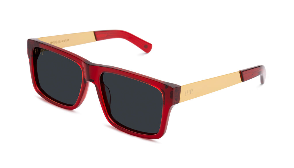 9FIVE Caps LX Ruby & 24K Gold Sunglasses