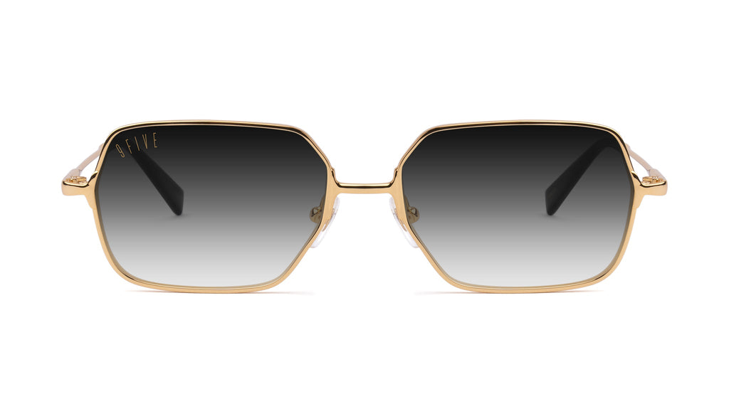 9FIVE Clarity Full Rim 24k Gold - Gradient Sunglasses