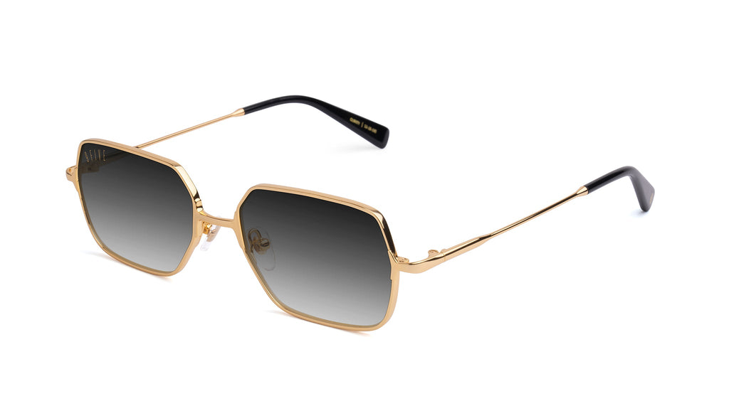 9FIVE Clarity Full Rim 24k Gold - Gradient Sunglasses