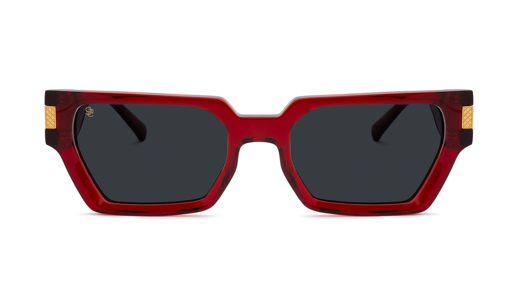 9FIVE Locks Ruby & 24K Gold Sunglasses