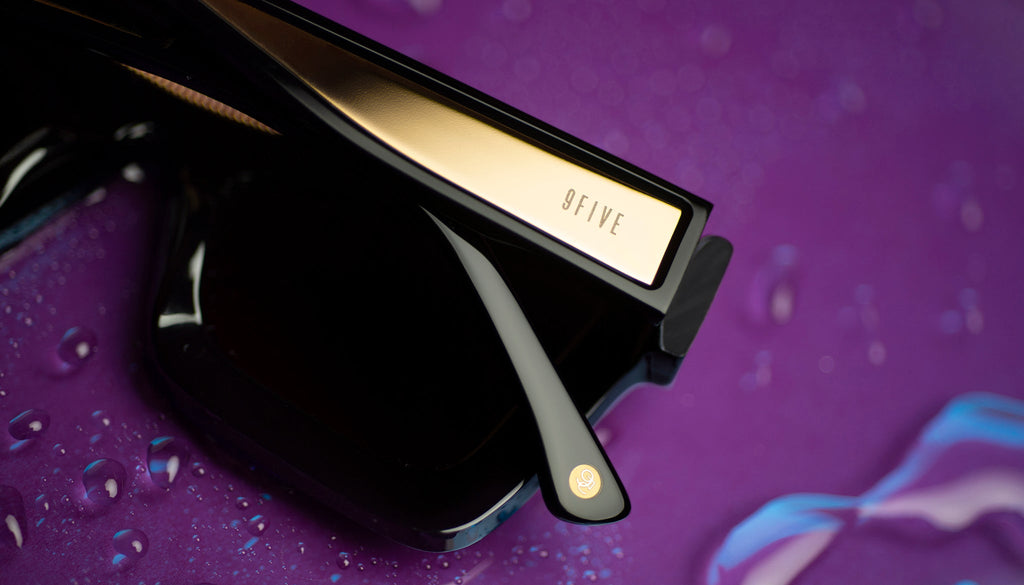 9FIVE Marauder Black & 24K Gold Sunglasses