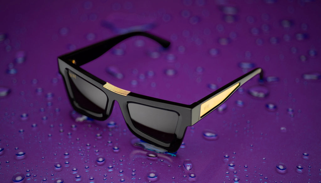 9FIVE Marauder Black & 24K Gold Sunglasses