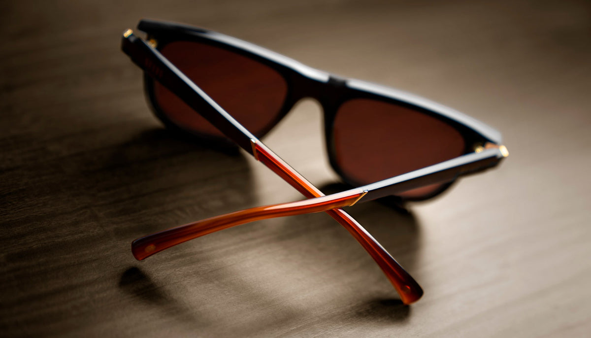 9FIVE Ocean Black & Bourbon Sunglasses