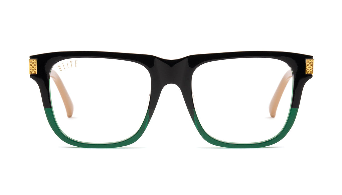 9FIVE Ocean Tundra Green Clear Lens Glasses