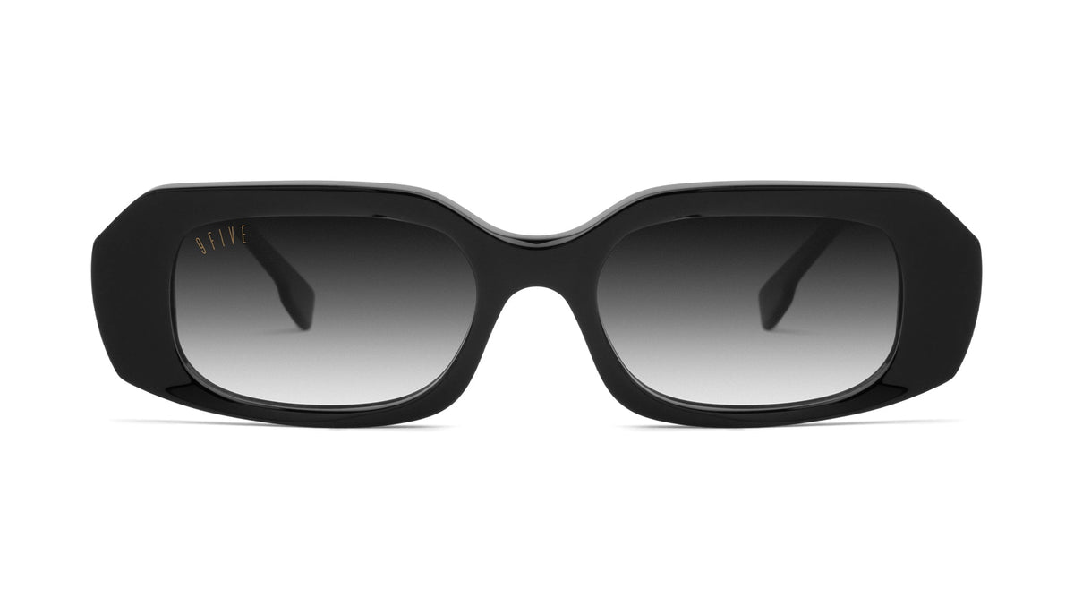 9FIVE Soma Black & 24K Gold - Gradient Sunglasses